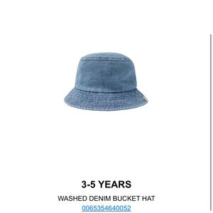 ZARA DENIM BUCKET HAT 3-5 YRS